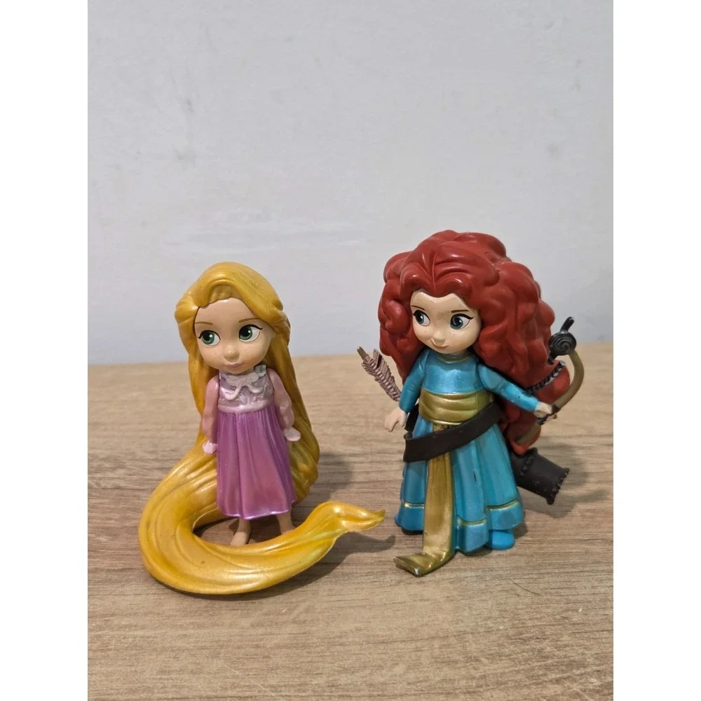 Set of 8 Disney Animators Collection Toddler Princess Doll Figures